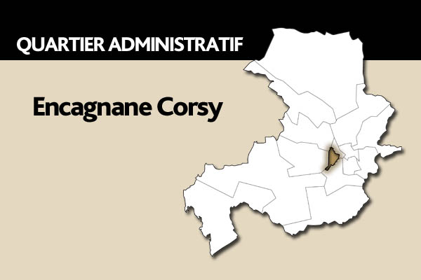 Quartier administratif Encagnane Corsy à Aix-en-Provence