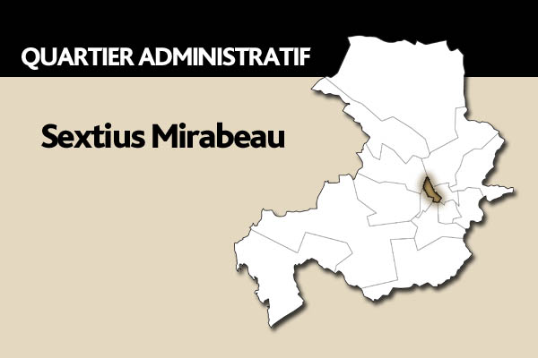 Quartier administratif Sextius-Mirabeau à Aix-en-Provence