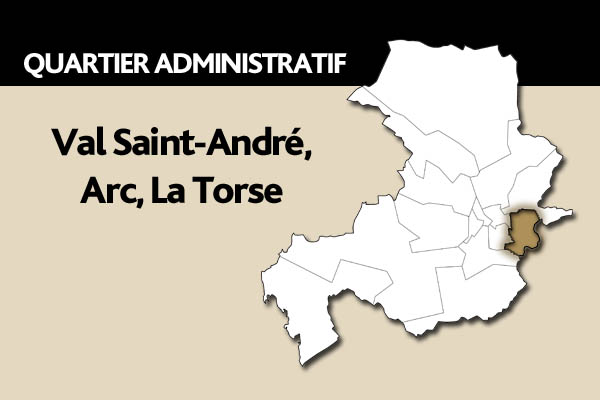 Quartier administratif Val Saint-André, Arc et La Torse à Aix-en-Provence